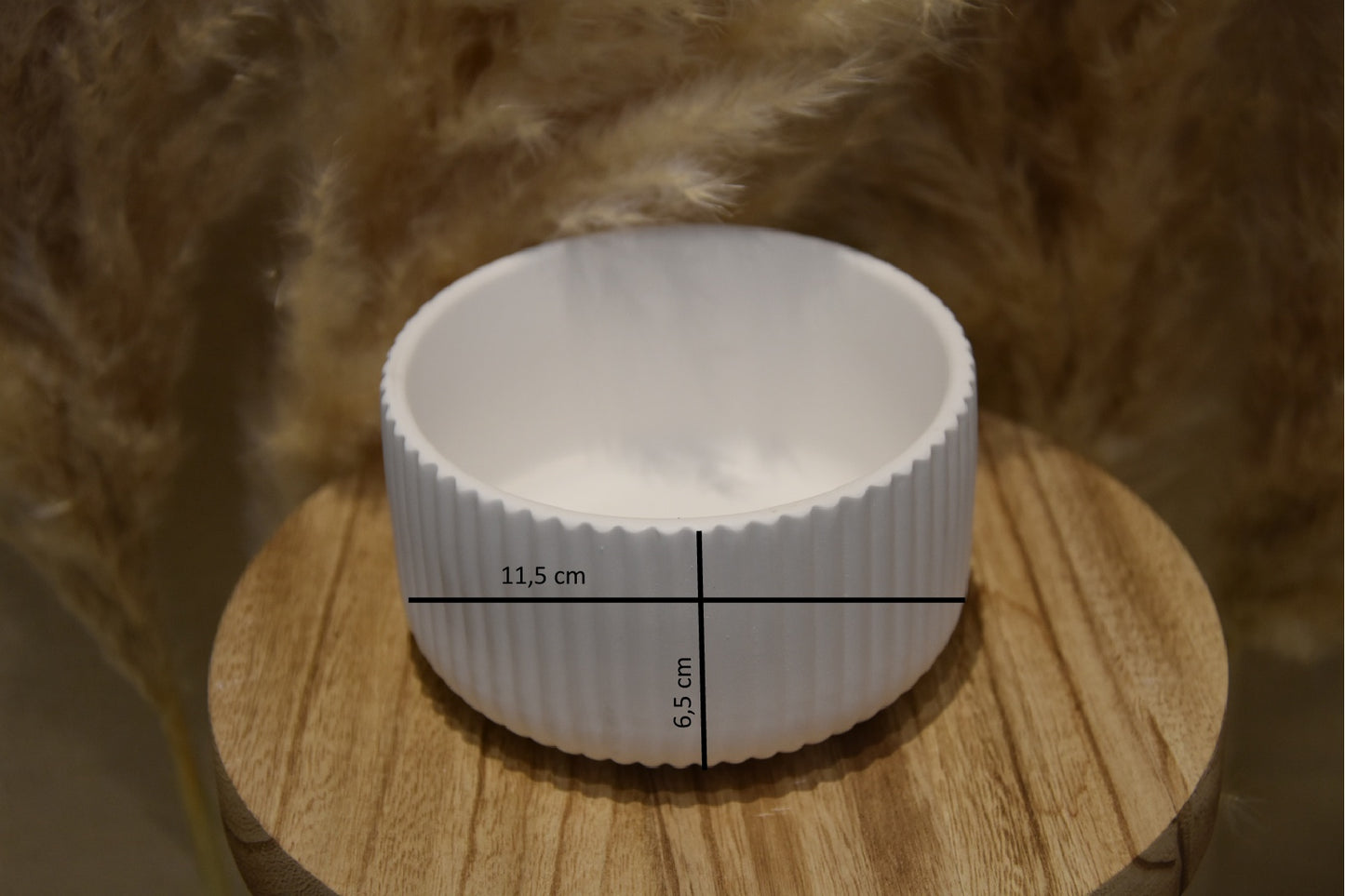 Schale gerillt klein