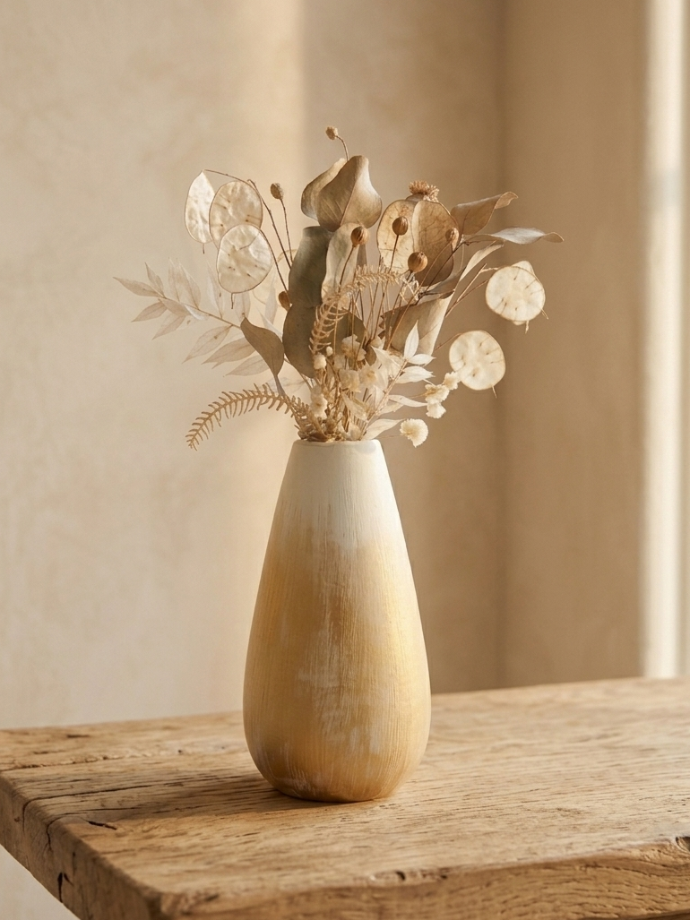 Tropfenvase Gold